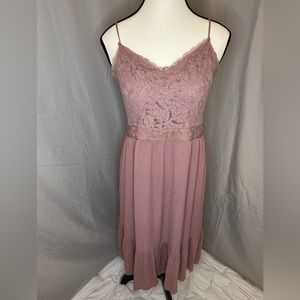 Mauve Maurice’s dress